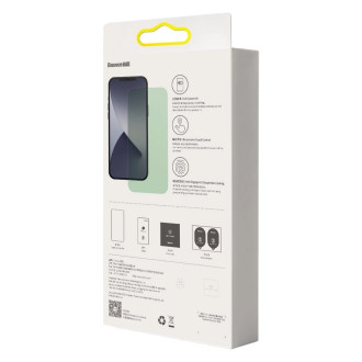 Baseus 2x zelené tvrzené sklo 0,15 mm s filtrem Anti Blue Light iPhone 12 mini (SGAPIPH54N-LP02)