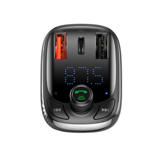 Bluetooth vysílač / nabíječka do auta Baseus S-13 (Overseas Edition) - černá
