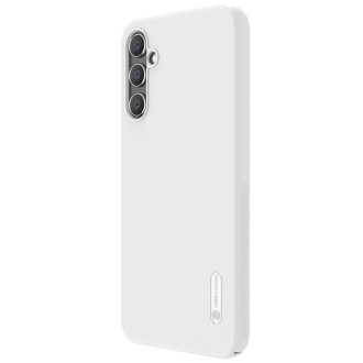 Pevné pouzdro pro Samsung Galaxy A34 5G + stojan na telefon Nillkin Super Frosted Shield - Bílý