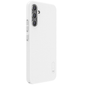 Pevné pouzdro pro Samsung Galaxy A34 5G + stojan na telefon Nillkin Super Frosted Shield - Bílý