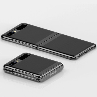 Plating Case hard case Electroplating frame Cover for Samsung Galaxy Z Flip pink