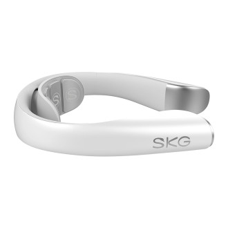 SKG K5 Pro masér, elektrostimulátor na krk s obkladem - bílý