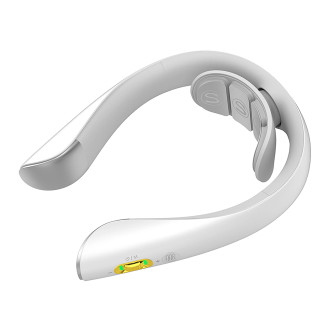 SKG K5 Pro masér, elektrostimulátor na krk s obkladem - bílý