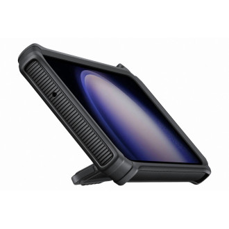 Pouzdro Samsung Rugged Gadget pro Samsung Galaxy S23 Rugged Cover Ring Holder Stand šedá (EF-RS911CBEGWW)