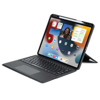 Dux Ducis DK Series Bluetooth klávesnice pouzdro pro Apple iPad Pro 12.9 (2020/2021/2022) – černé
