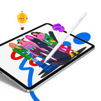 Stylus Ugreen LP653 s bezdrátovým nabíjením pro tablety iPad - bílý