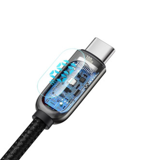 Baseus USB Type C cable - USB Type C 100W (20V / 5A) Power Delivery with display screen power meter 2m black (CATSK-C01)