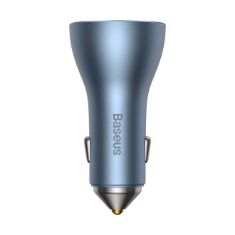 [RETURNED ITEM] Baseus Golden Contactor Pro USB-A car charger + 2x USB-C 65W blue (CGJP010003)