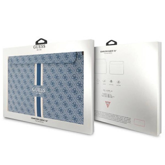 Guess 4G Printed Stripes kryt na 16&quot; notebook - modrý