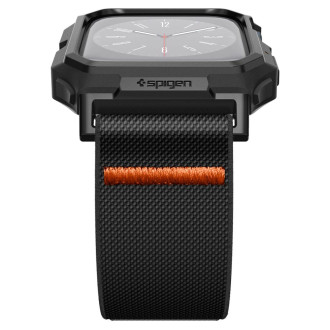 Pouzdro Spigen Lite Fit Pro s páskem pro Apple Watch 4 / 5 / 6 / 7 / 8 / 9 / SE (44 / 45 mm) - matná černá