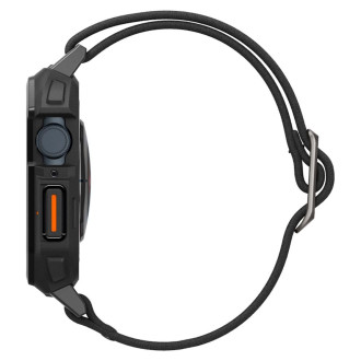 Pouzdro Spigen Lite Fit Pro s páskem pro Apple Watch 4 / 5 / 6 / 7 / 8 / 9 / SE (44 / 45 mm) - matná černá