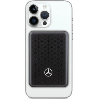 Powerbanka Mercedes Stars Pattern MagSafe 15W 5000mAh - černá