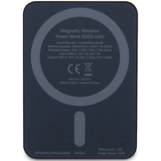 Powerbanka Mercedes Stars Pattern MagSafe 15W 5000mAh - černá