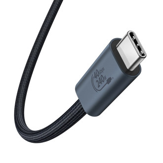 Baseus CB000068 USB-C - USB-C kabel 240W PD 8K 60Hz 1m - černý