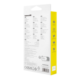 Baseus CB000068 USB-C - USB-C kabel 240W PD 8K 60Hz 1m - černý
