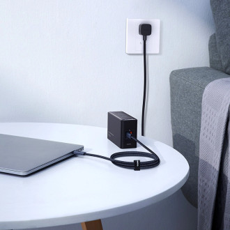 Baseus CB000068 USB-C - USB-C kabel 240W PD 8K 60Hz 1m - černý