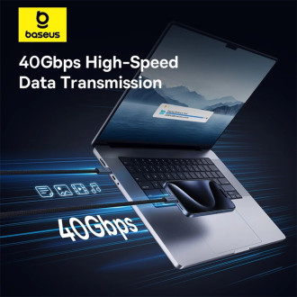 Baseus CB000068 USB-C - USB-C kabel 240W PD 8K 60Hz 1m - černý