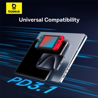 Baseus CB000068 USB-C - USB-C kabel 240W PD 8K 60Hz 1m - černý