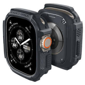Pouzdro Spigen Rugged Armor pro Apple Watch Ultra 1 / 2 (49 mm) - tmavě šedé