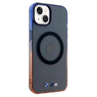Pouzdro BMW Gradient Bumper MagSafe pro iPhone 15 / 14 / 13 - šedé