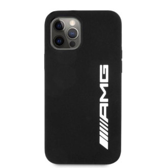 Pouzdro AMG Silikonové Big Logo pro iPhone 12 Pro Max - černé