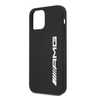 Pouzdro AMG Silikonové Big Logo pro iPhone 12 Pro Max - černé