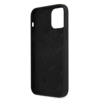 Pouzdro AMG Silikonové Big Logo pro iPhone 12 Pro Max - černé