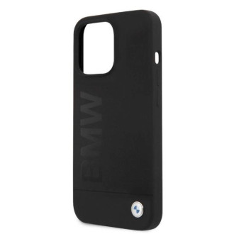 BMW silikonové pouzdro Signature Logo MagSafe pro iPhone 13 Pro / iPhone 13 - černé