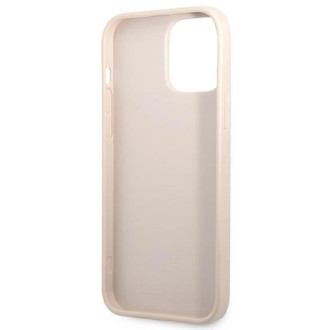 Pouzdro Guess 4G Triangle Logo Cardslot pro iPhone 13 Pro Max - růžové