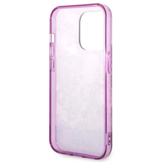 Pouzdro Guess Porcelain Collection pro iPhone 14 Pro Max - fuchsiové