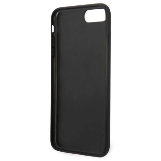 Karl Lagerfeld Saffiano Karl&amp;Choupette Head case pro iPhone 7 Plus / iPhone 8 Plus - černý