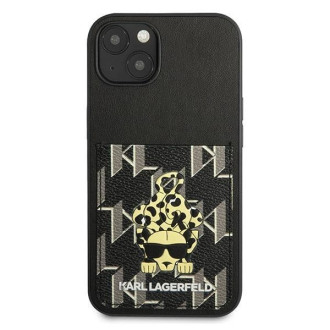 Karl Lagerfeld Karlimals Cardslot pouzdro pro iPhone 13 - černé