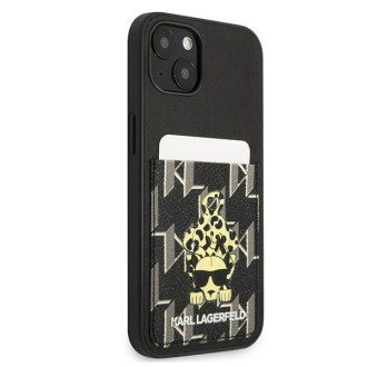 Karl Lagerfeld Karlimals Cardslot pouzdro pro iPhone 13 - černé