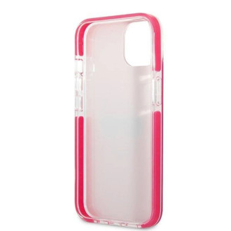 Pouzdro Karl Lagerfeld Choupette Head pro iPhone 13 - fuchsiové