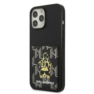 Karl Lagerfeld Karlimals Cardslot pouzdro pro iPhone 13 Pro Max - černé