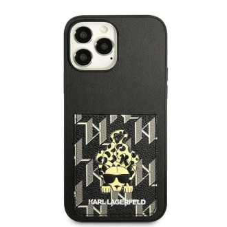 Karl Lagerfeld Karlimals Cardslot pouzdro pro iPhone 13 Pro Max - černé