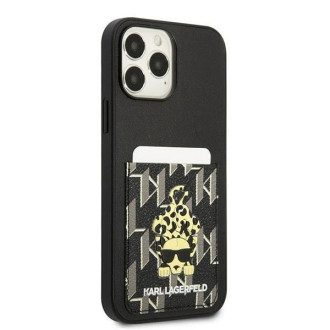 Karl Lagerfeld Karlimals Cardslot pouzdro pro iPhone 13 Pro Max - černé