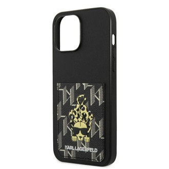 Karl Lagerfeld Karlimals Cardslot pouzdro pro iPhone 13 Pro Max - černé