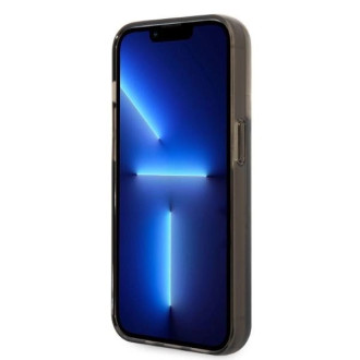 Pouzdro Karl Lagerfeld Liquid Glitter Elong pro iPhone 14 Pro - černé
