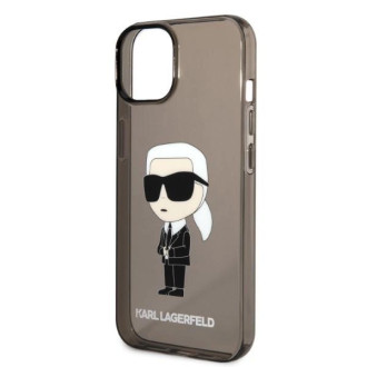 Karl Lagerfeld Ikonik Karl pouzdro pro iPhone 14 Plus - černé