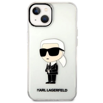 Karl Lagerfeld Ikonik Karl pouzdro pro iPhone 14 Plus - průhledné