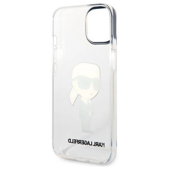 Karl Lagerfeld Ikonik Karl pouzdro pro iPhone 14 Plus - průhledné