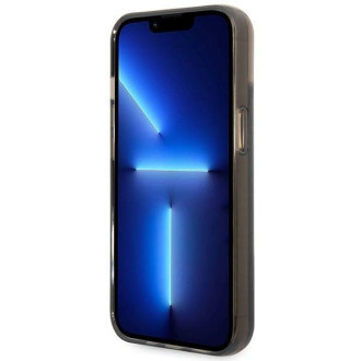 Pouzdro Karl Lagerfeld Liquid Glitter Elong pro iPhone 14 Plus - černé