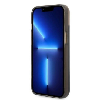 Pouzdro Karl Lagerfeld Liquid Glitter RSG pro iPhone 14 Plus - černé