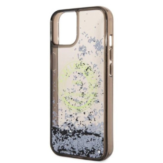 Pouzdro Karl Lagerfeld Liquid Glitter RSG pro iPhone 14 Plus - černé