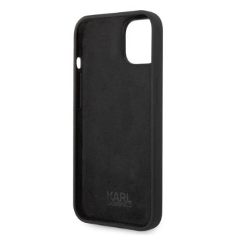 Karl Lagerfeld silikonové pouzdro Choupette pro iPhone 14 Plus - černé