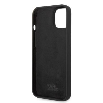 Karl Lagerfeld silikonový obal Ikonik pro iPhone 14 Plus - černý