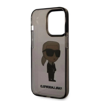 Karl Lagerfeld Ikonik Karl pouzdro pro iPhone 14 Pro Max - černé