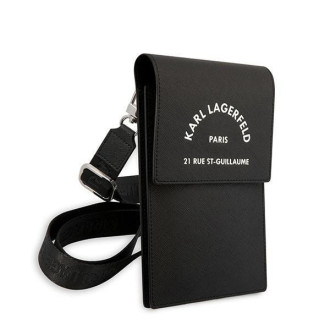 Kabelka Karl Lagerfeld Embossed RSG - černá