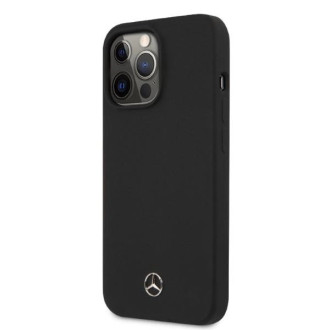 Pouzdro Mercedes Silicone Line MagSafe pro iPhone 13 Pro / iPhone 13 - černé